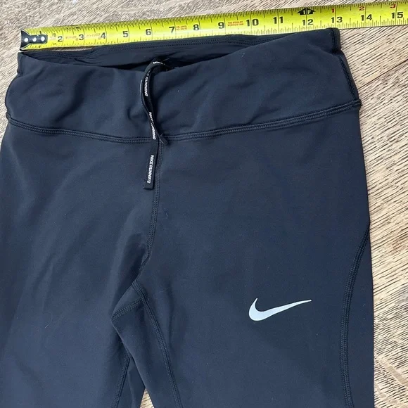 Nike Black Dri-FIT Performance 7/8 Leggings medium Running Walking Training - Picture 13 of 17